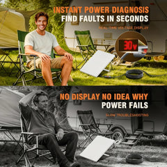 Starlink Mini DC Power Cable – Real-Time Voltage & Current Monitor