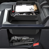 Double Layer Center Console Organizer Armrest Storage Box for Cybertruck