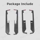 Front & Rear Door Armrest Overlays Covers (Carbon Fiber Pattern ABS) for Cybertruck (4 PCS)