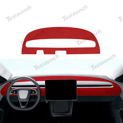 Alcantara dashboard reflexní nálepky pro rok 2024 Model 3