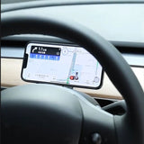 Steering Wheel Magnetic Magsafe Wireless Charging Phone Holder For Tesla Model 3/Y(2017-2024)