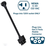 Vägglådapter Typ 1/typ 2/NACS-kabel 5M EV-laddare för Tesla 3/Y/S/X