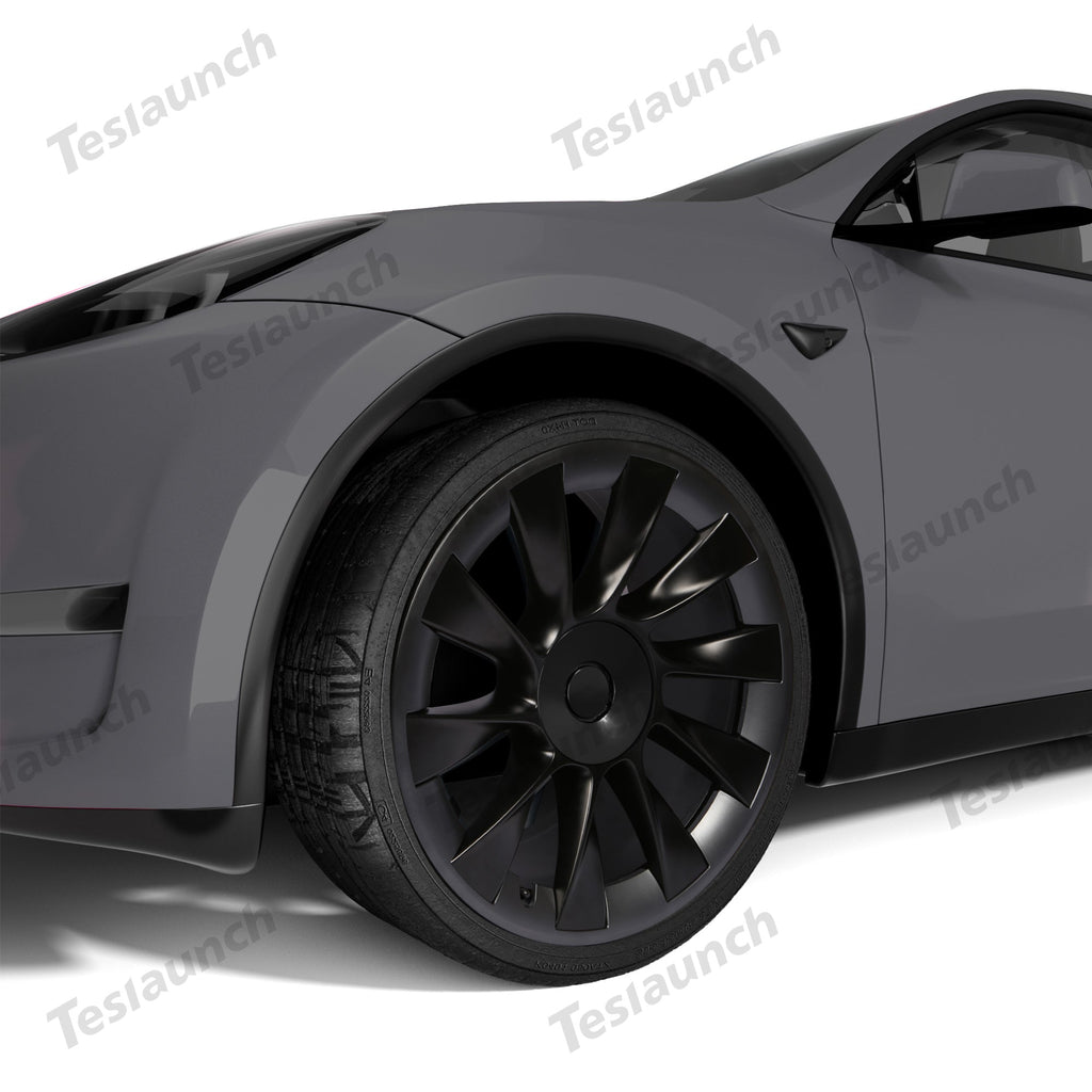 Protezione Cerchi Per Tesla Model Y 21'' Uberturbine - Set Di 4, Colore Grigio Polvere - Foto 2