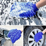 Model 3/Y/S/X Chenille Car Wash Gloves Car Wash Tools
