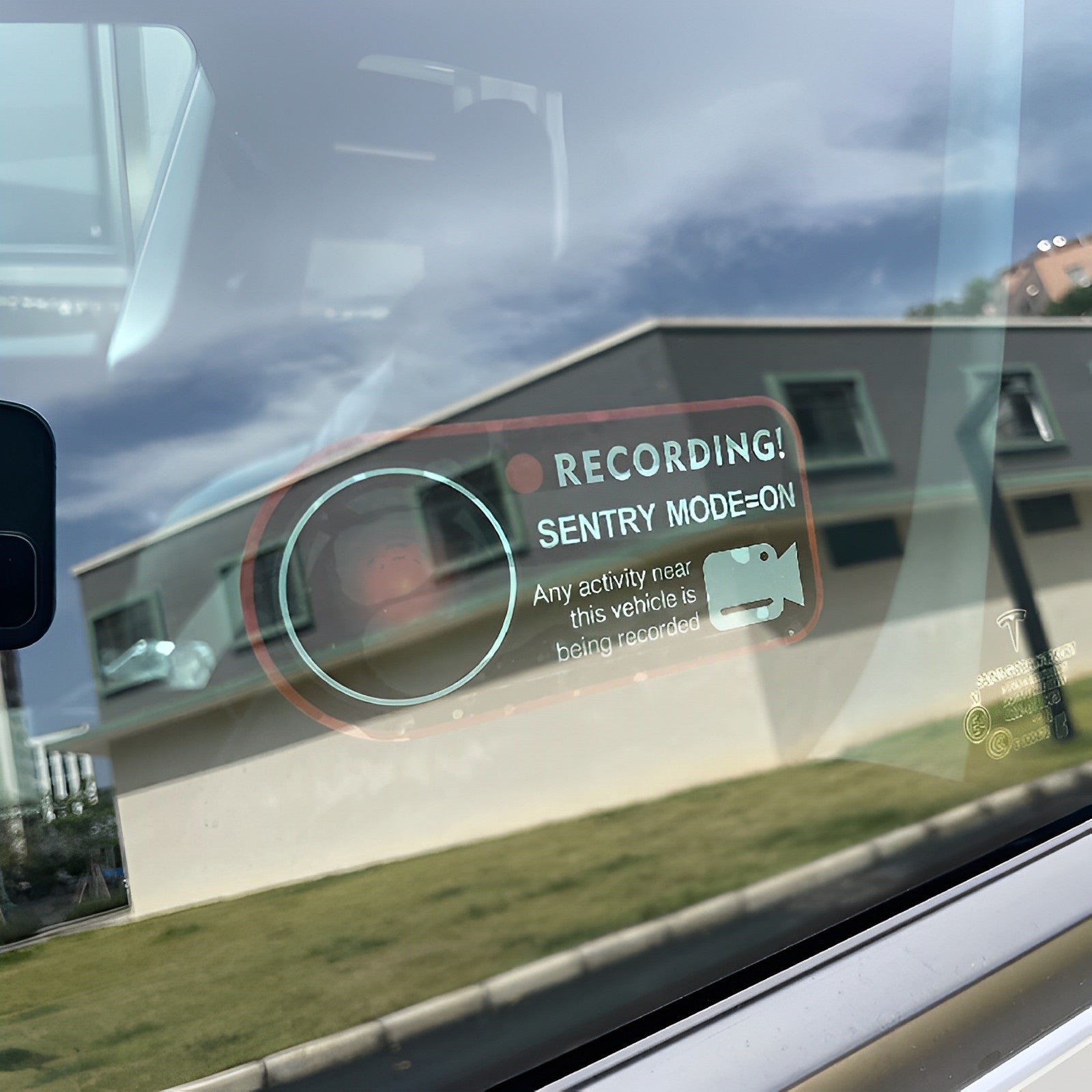 Autocollant Tesla Sentry Mode pour modèle 3/Y/X/S