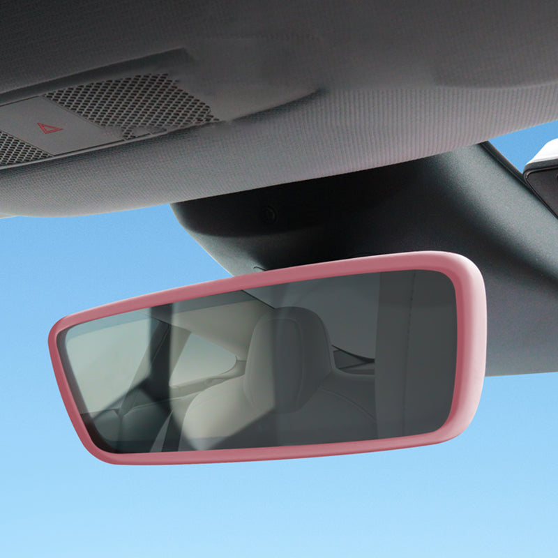 Tesla Model3/Y Inner Rearview Mirror Protective Cover Silicone Frame