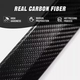 [Real Carbon Fiber] غطاء شريط تقليم الباب الخلفي للسيارة Model S 2022+