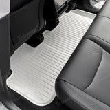 White All Weather  TPE Interior Floor Mats Cargo Liners Set for Tesla Model Y Juniper 2025+