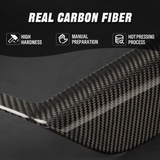 [Real Carbon Fiber] Şarj Pedi Çerçeve Kaplaması Tesla Model S/X 2022+