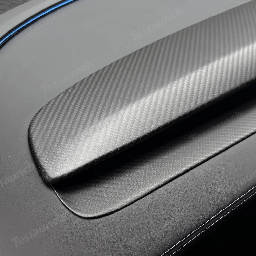 [Real Carbon Fiber] Dashboard Vent Trim for Tesla Model Y Juniper 2025+