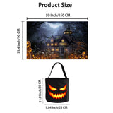 Halloween Party Trunk Hanging Cloth & Candy Bucket Trick - Fits All Cars