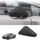 Rear View Mirror Covers (Carbon Fiber Pattern ABS) (1 Pair) for Tesla Cybertruck