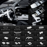 Mat Wit Tesla Interieur Upgrade Kit voor Model Y