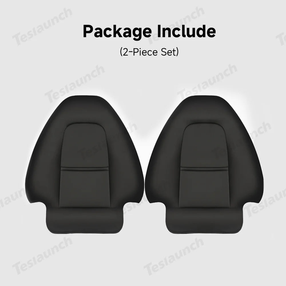 Leather Kick Mat Seat Back Protector for Tesla Model Y Juniper 2025+