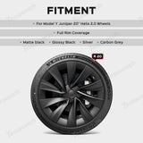 Helix 2.0 Style Wheel Hubcaps (Set of 4) for Tesla 2025+ Model Y Juniper 20'' Helix 2.0 Wheels