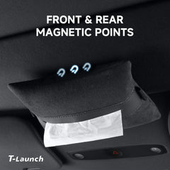 Retractable Roof Sunshade with Dual 1/4" Mounts and Magnetic Points for Tesla Model Y (2020+)