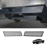 Rear Bumper Honeycomb Mesh Trim Covers (Carbon Fiber Pattern ABS) for Cybertruck (2 PCS)