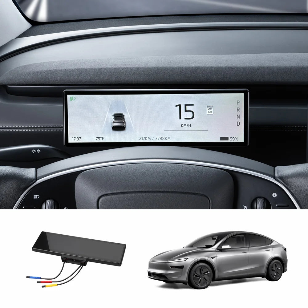8.8-inch Touch Display Dashboard Instrument Cluster Upgrade for Tesla Model 3/Y (2017-2026)