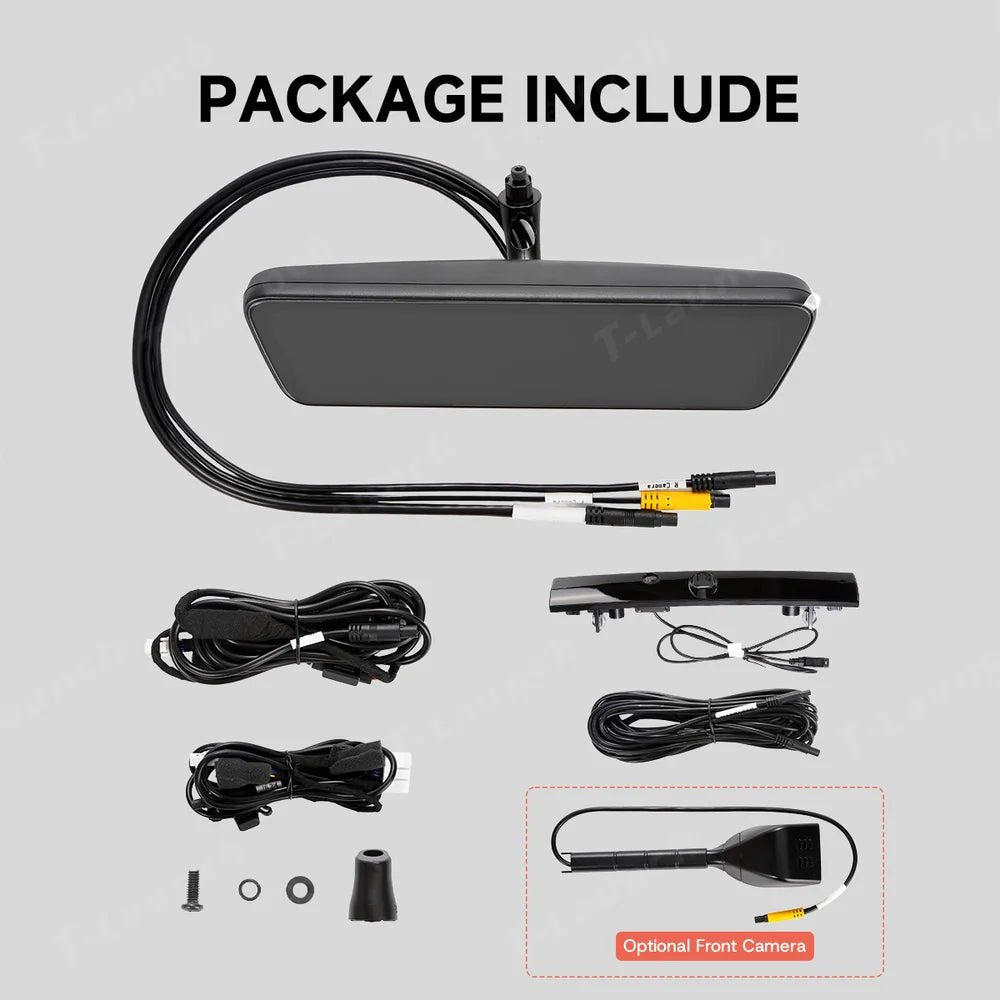 8.2" Streaming Rearview Mirror with Live HD Rear Camera for Tesla Model 3 & Model Y (2021–2026) - T-Launch