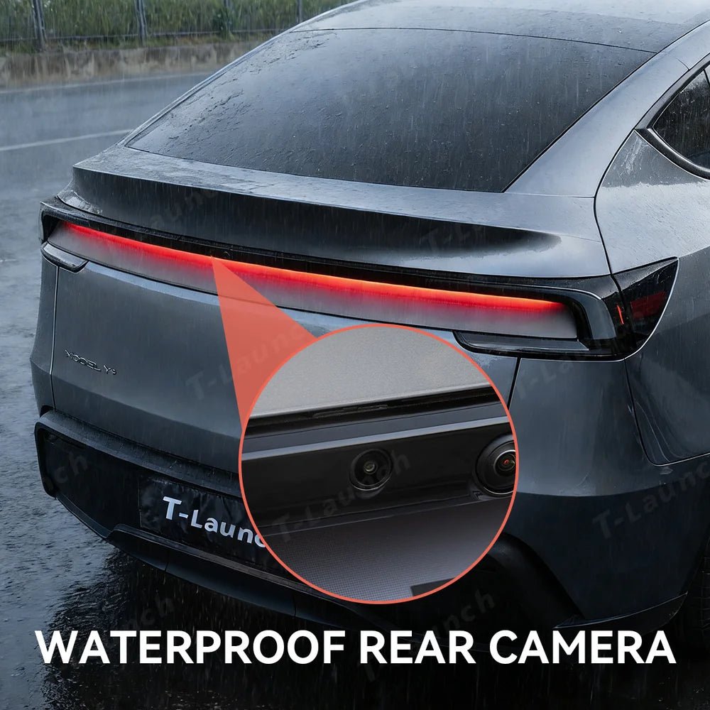 8.2" Streaming Rearview Mirror with Live HD Rear Camera for Tesla Model 3 & Model Y (2021–2026) - T-Launch