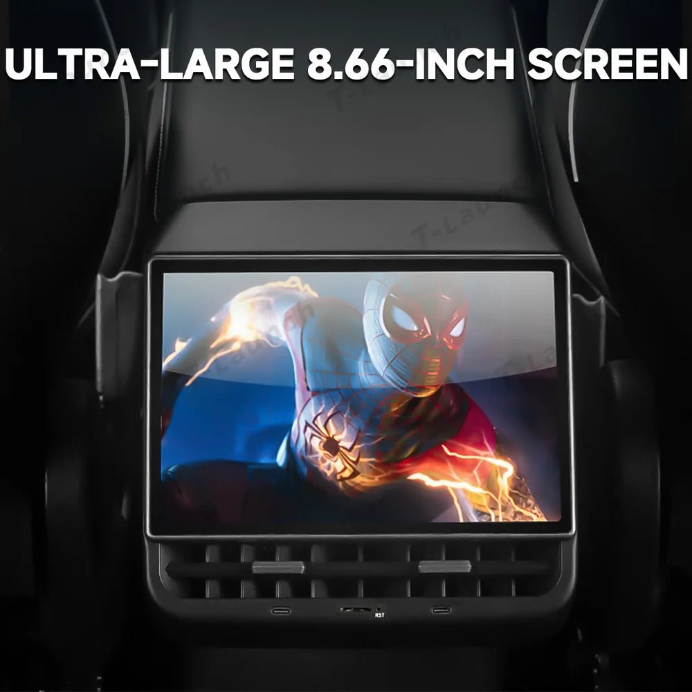 8.66-inch Large Rear Smart Display for Tesla Model 3 (2017-2023) / Model Y (2020-2024) - T-Launch