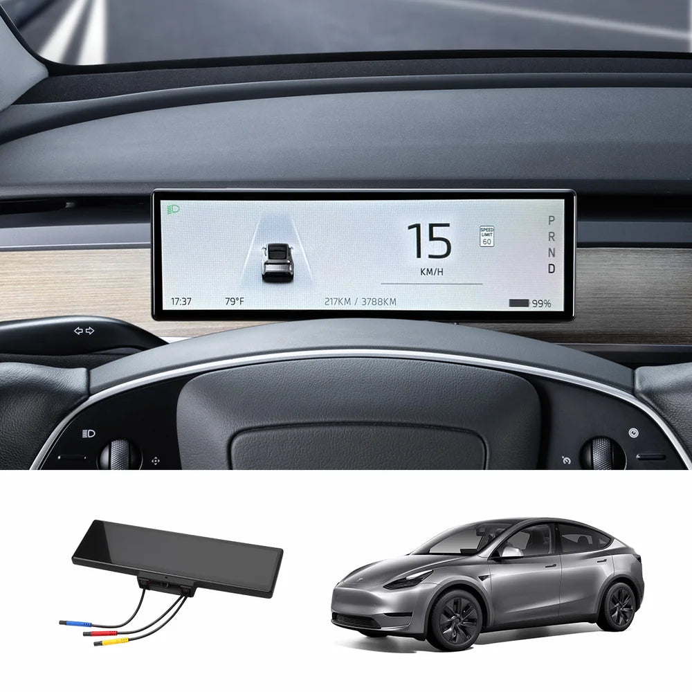 8.8-inch Touch Instrument Cluster Display Upgrade for Tesla Model 3 / Model Y (2017-2026) - T-Launch