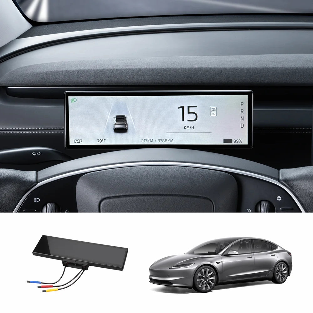 8.8-inch Touch Instrument Cluster Display Upgrade for Tesla Model 3 / Model Y (2017-2026) - T-Launch