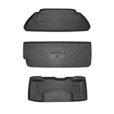 Model X Floor Mats Trunk Mat Cargo Liner for All Weather for Tesla(2015-2020)