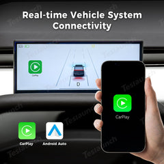 8.9'' Head-Up Display with Wireless CarPlay & Android Auto for Tesla Cybertruck - T-Launch