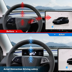 8.9'' Wireless CarPlay & Android Auto HUD for Tesla Model 3 Highland / Model Y Juniper - T-Launch