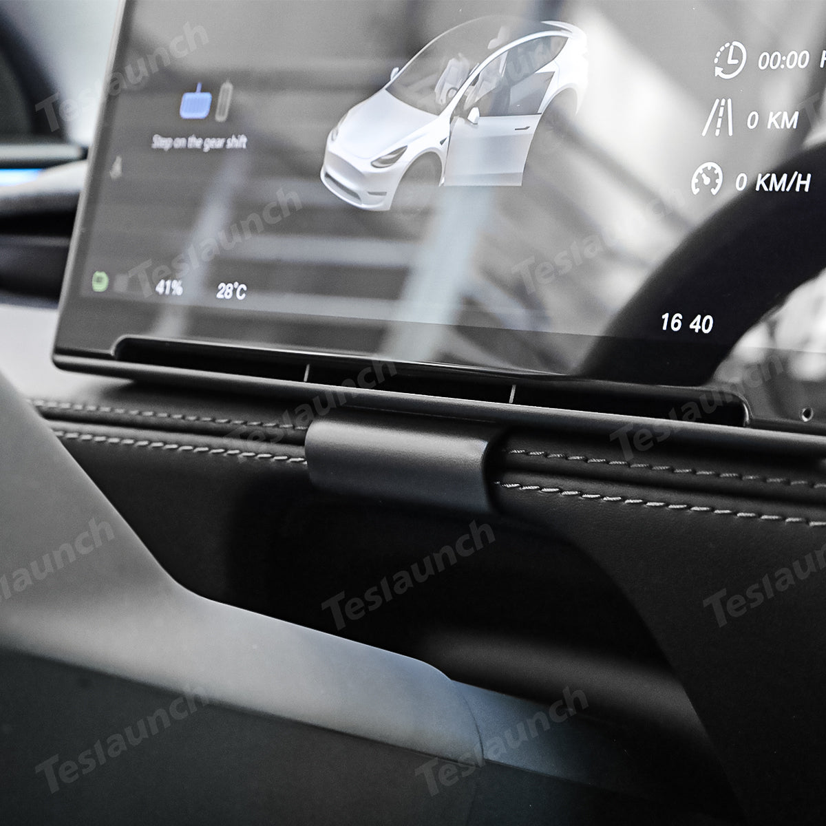 8.9'' Wireless CarPlay & Android Auto HUD for Tesla Model 3 Highland / Model Y Juniper - T-Launch