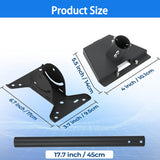 Adjustable Roof Pole Mounting Kit for Starlink Gen 3 Dish