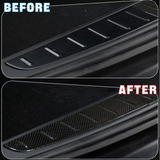 [Real Carbon Fiber] Trunk Sill Trim Covers (3 PCS) for Tesla Model X 2022+