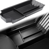 Tpe floor lower center console organizer storage tray for cybertruck