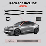 TPU Roof Pillar Delete Wrap for Tesla Model Y Juniper 2025+
