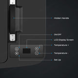 35L Coffre Réfrigérateur Portable Coffre Congélateur pour Tesla Model Y (US Version)