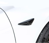 [Real Carbon Fiber] Overlagingafdekkingen met richtingaanwijzer voor Tesla Model 3 Highland Highland.