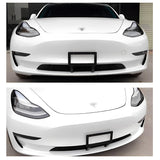 Ningún taladro Tesla  Model Marco de placa frontal 3/Y-SIN adhesivos, instalación rápida