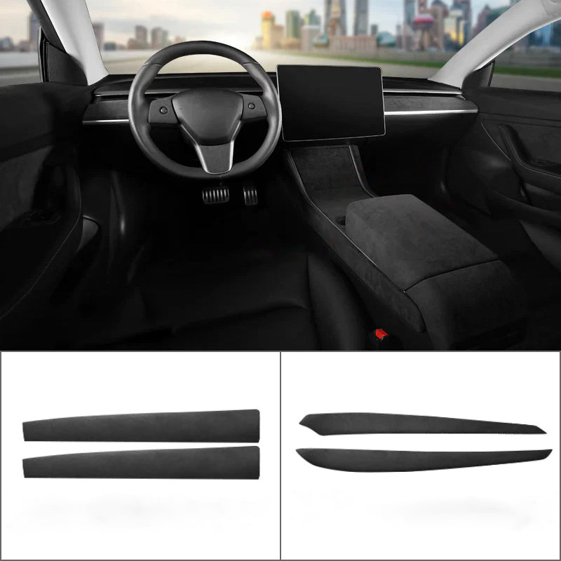 Akcesoria Alcantara dla Tesla