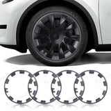 Model 21인치 Uberturbine 및 20인치 Induction Wheel Ultimate Protection Refreshed Wheels용 Y 림 프로텍터(4팩)