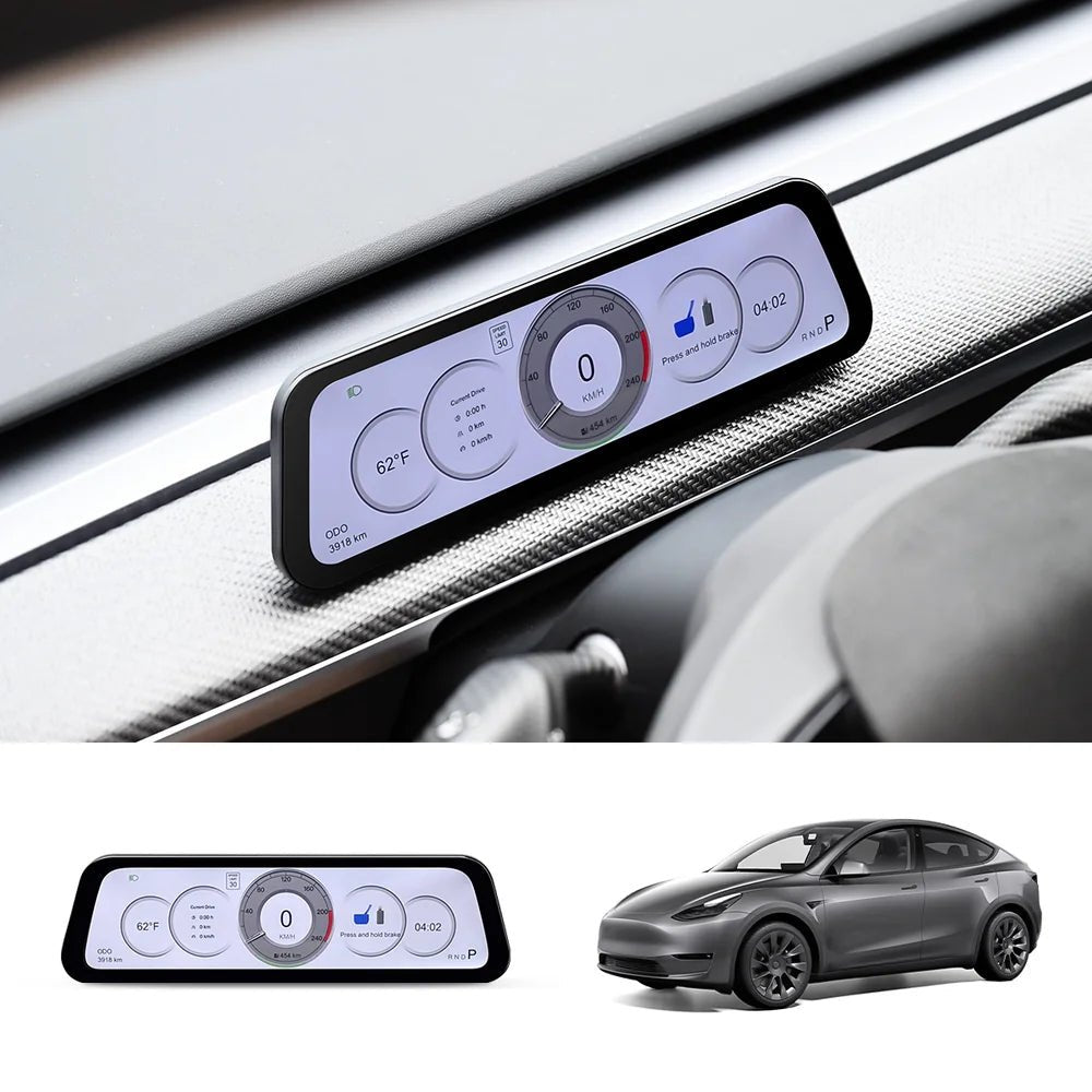 9.6-inch Instrument Cluster Display for Tesla Model 3 / Y (2021–2026) - T-Launch