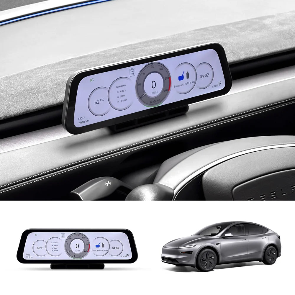 9.6-inch Instrument Cluster Display for Tesla Model 3 / Y (2021–2026) - T-Launch