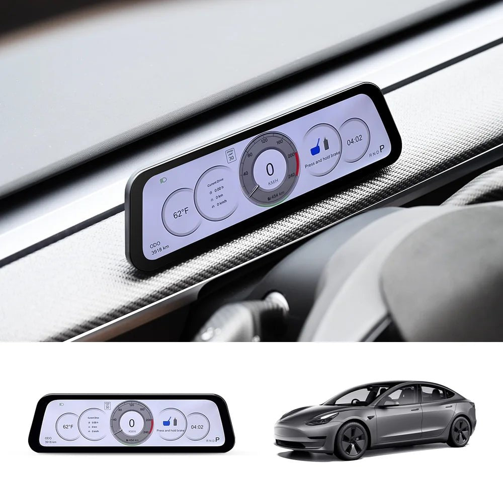 9.6-inch Instrument Cluster Display for Tesla Model 3 / Y (2021–2026) - T-Launch