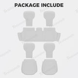 Napa Leather Seat Cushion Set – All-Season Ventilated Comfort for Tesla Model Y Juniper 2025+ (7-Piece Set)