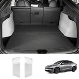 Napa Leather Rear Trunk Side Shields – Long-Lasting Protection 2-Piece Set for Tesla Model Y Juniper 2025+