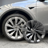 Helix 2.0 Style Wheel Hubcaps (Set of 4) for Tesla 2025+ Model Y Juniper 20'' Helix 2.0 Wheels