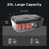20L Trunk Kylskåp Bärbar bagagefrys för Tesla modell 3 (US Version)