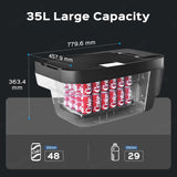 35L jääkaappi jääkaappi Kannettava runkki Pakastin Tesla malli Y (US Version)