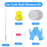 Car Curb Rash Remover Kit de Ferramentas