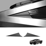 A-Pillar Triangle Spoiler Covers (Carbon Fiber Pattern ABS) for Cybertruck